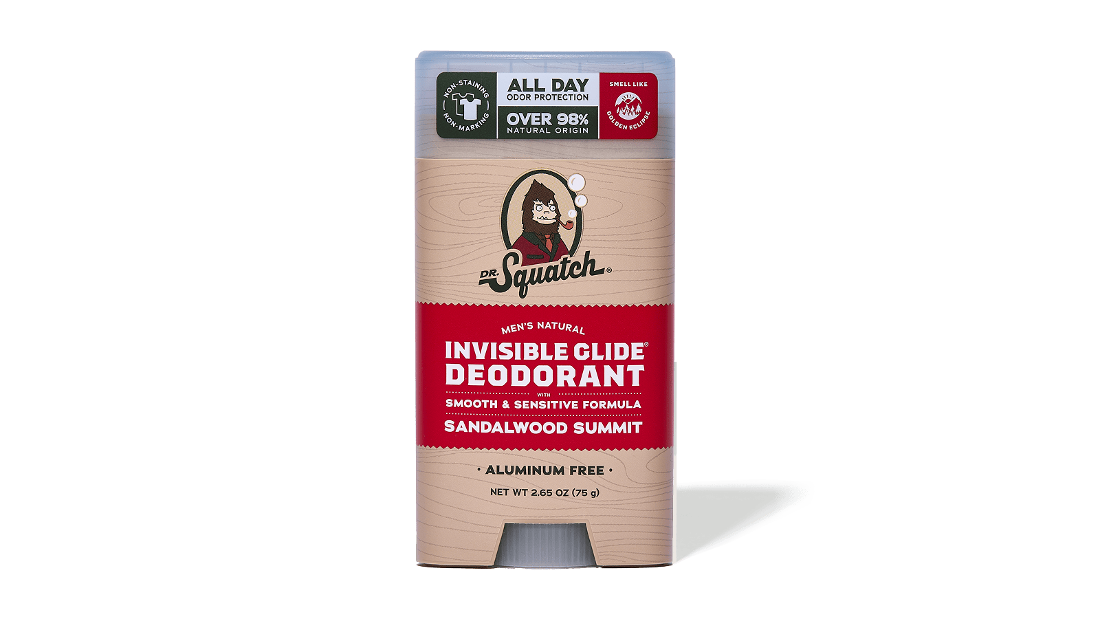Dr. Squatch Sandalwood Summit Invisible Glide Deodorant — product photo 1 of 5
