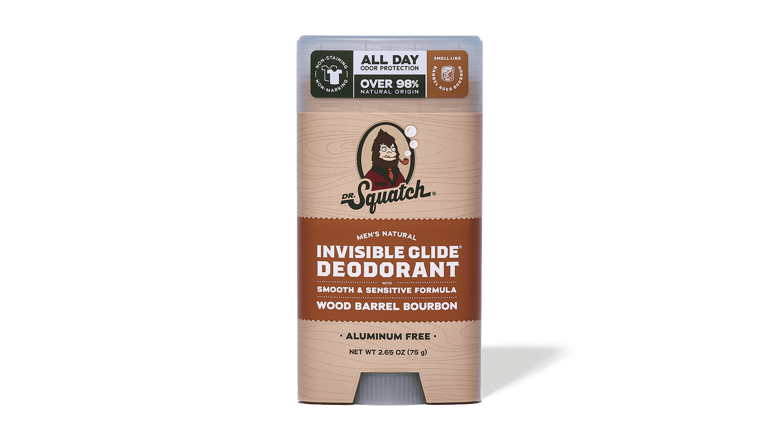 Wood Barrel Bourbon Invisible Glide Deodorant - 6 Units