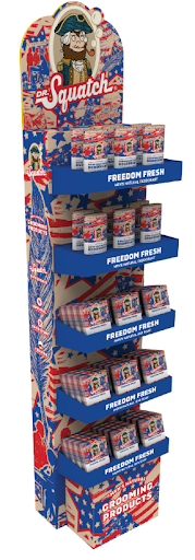 Americana 48ct Bar Soap + Deodorant Shipper