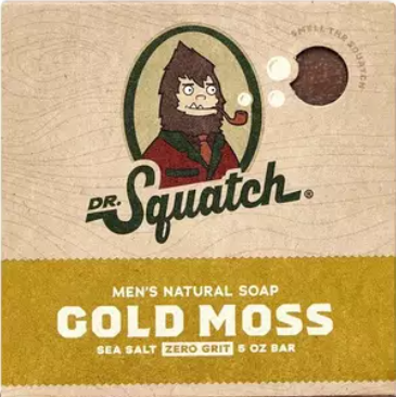 Gold Moss Scrub 5oz Soap