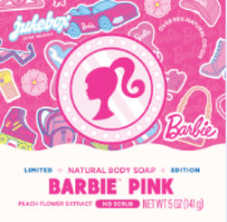 Jukebox Barbie Pink 5oz Bar Soap
