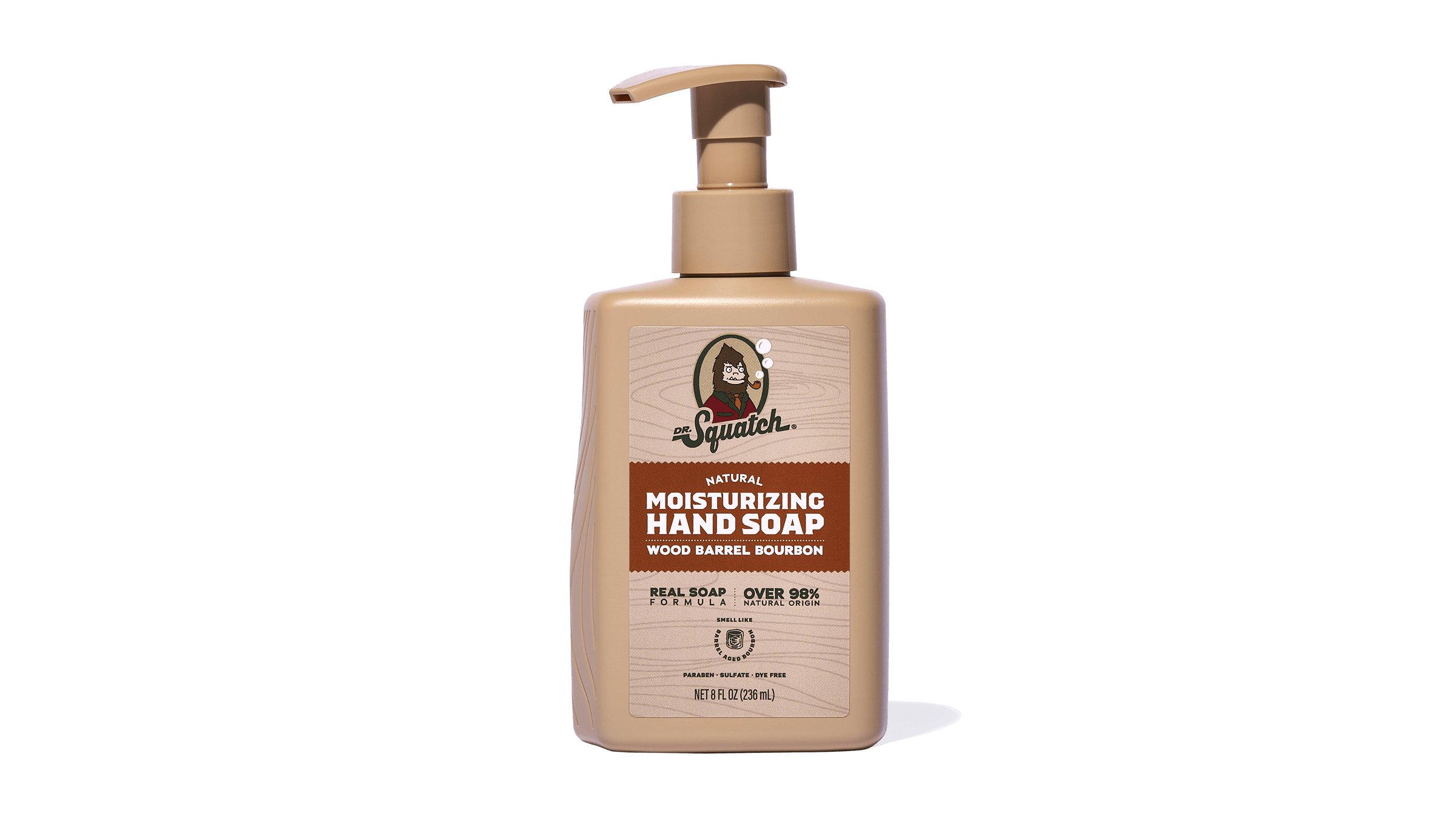 Wood Barrel Bourbon Hand Soap - 6 Units